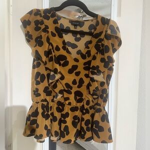 Who What Wear Peplum Blouse